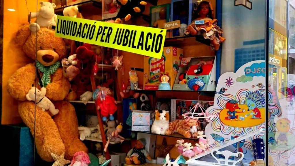 Mostrador de la Jogueteria Trèvol