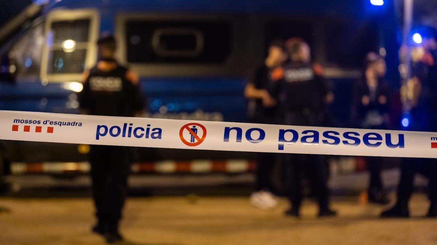 Imagen de los Mossos d'Esquadra durante un operativo nocturno