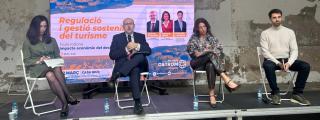 De izquierda a derecha: Estefania Molina, Sergio Nasarre, Marian Muro y Guillem Laporta