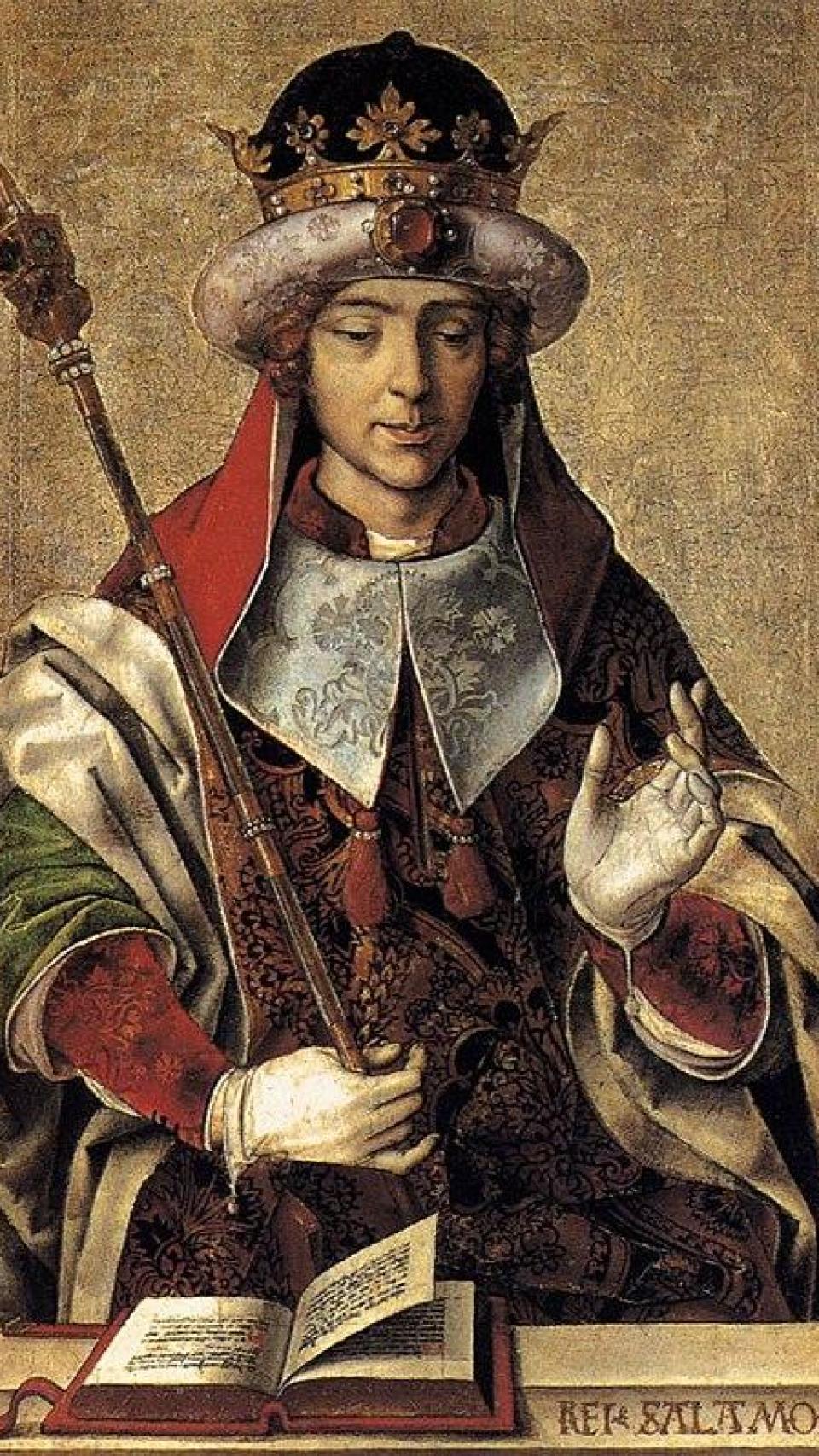 Imatge del rei Salomó (1500) obra de Berrugete