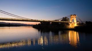 El primer puente de hormigón armado de Europa está en Cataluña y sigue en pie, el Puente Colgante de Amposta