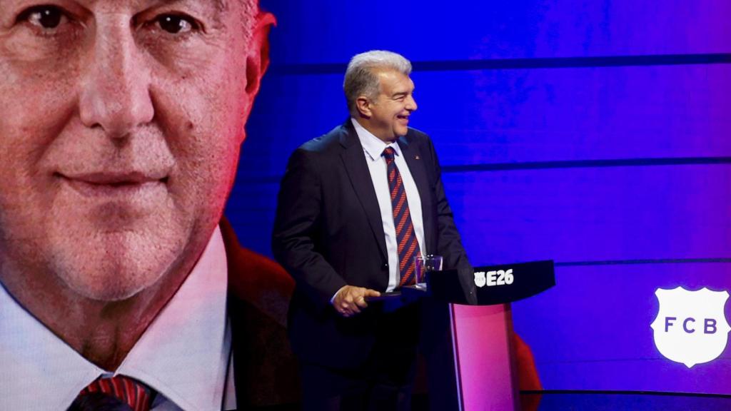 Joan Laporta y Víctor Font discuten en el debate electoral de TV3