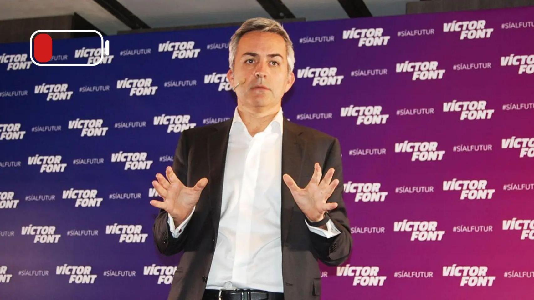 Víctor Font, candidato a la presidencia del FC Barcelona