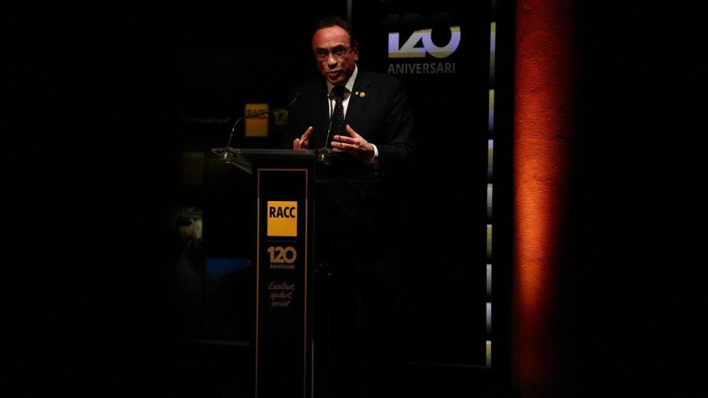 El president del Parlament, Josep Rull, en el 120è aniversari del RACC