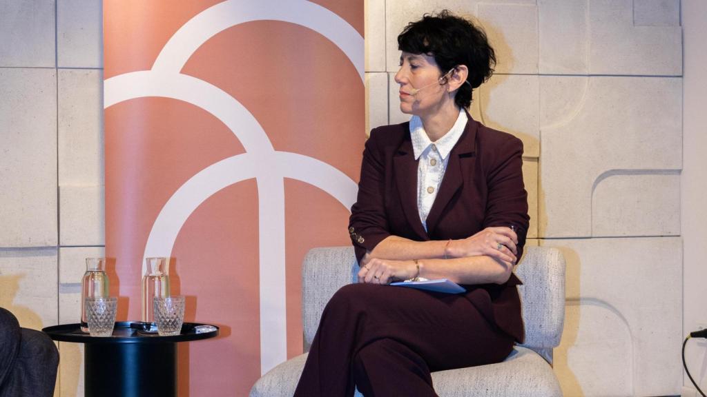Elma Saiz, ministra y portavoz del Gobierno, en Juno House, en Barcelona, el 13 de marzo de 2026