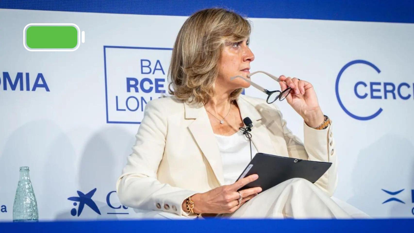 Nuria Cabutí, CEO de la editorial PRH, en la jornada del Círculo de Economia
