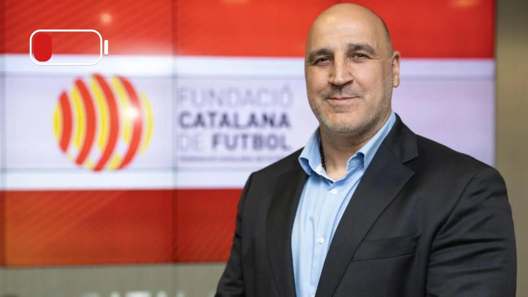 Iván Carrillo, presidente del Gavà y de la Fundación de la FCF