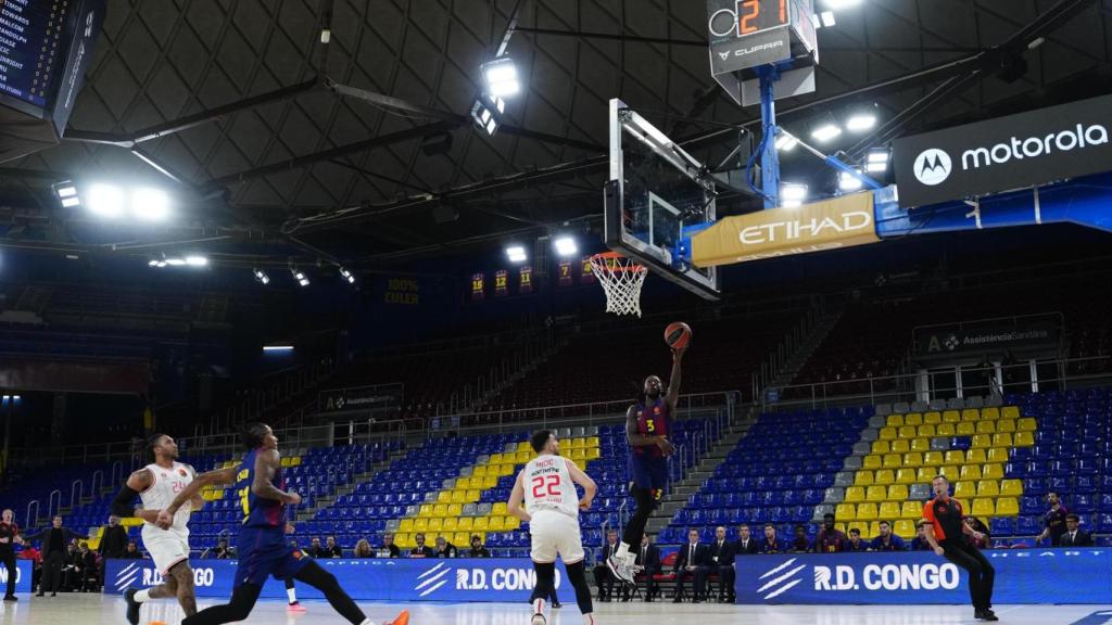 El Barça juega sin público en el Palau Blaugrana ante el Hapoel Tel Aviv