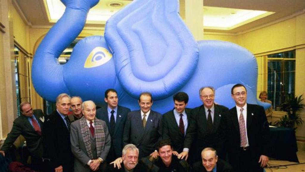 Laporta, en l'etapa de l'Elefant Blau