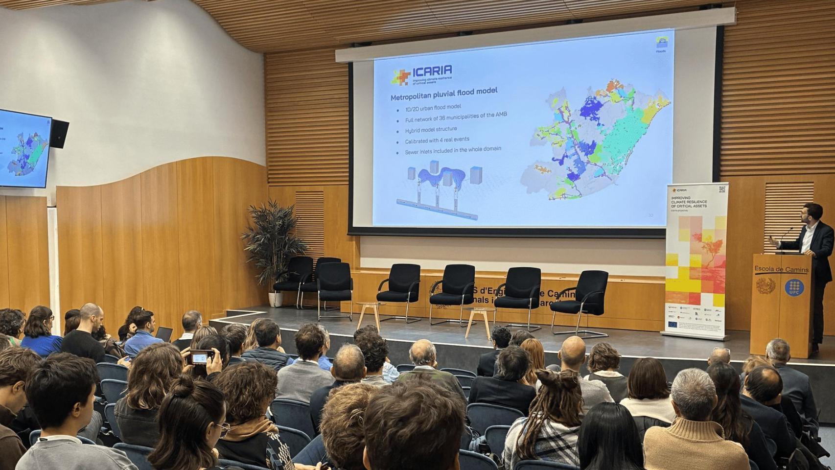 Imagen de la presentación del proyecto Icaria