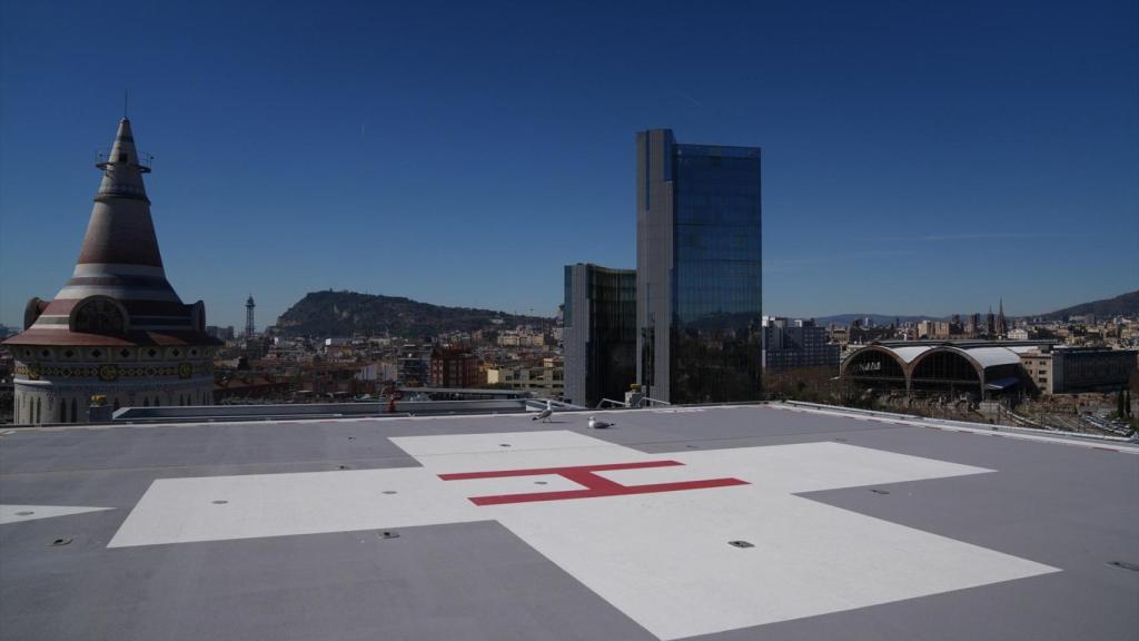 Heliport de l'Hospital del Mar (Barcelona), en funcionament a la primavera de 2026