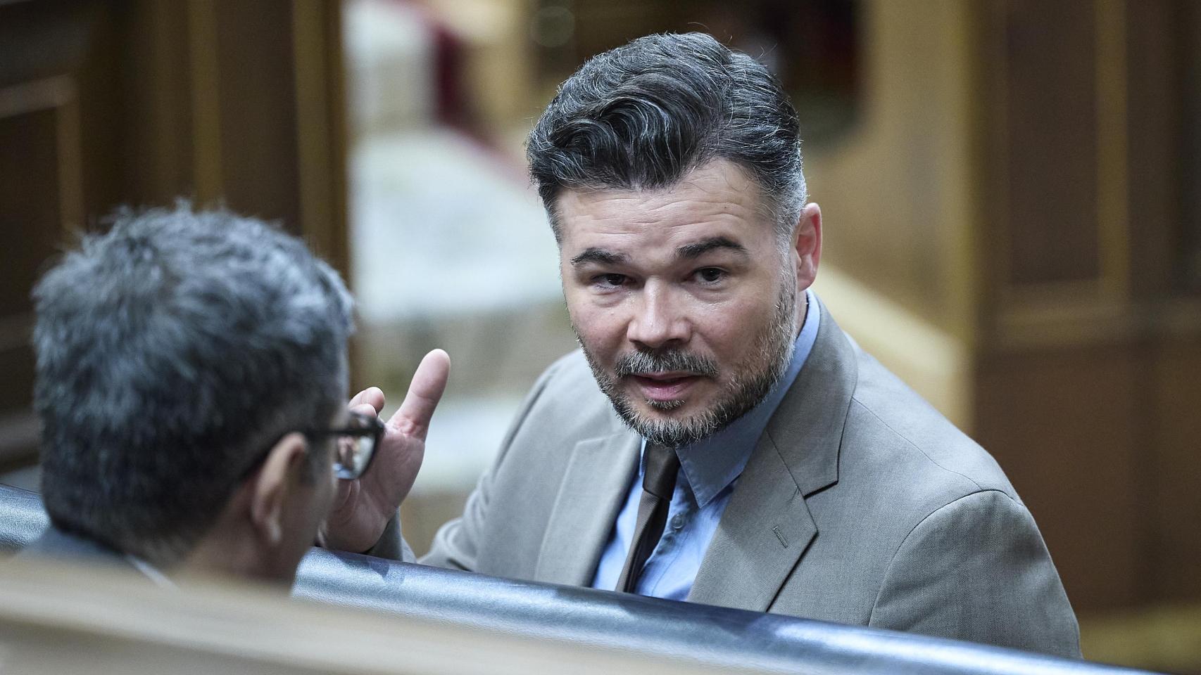 Gabriel Rufián, líder de ERC en el Congreso de Diputados