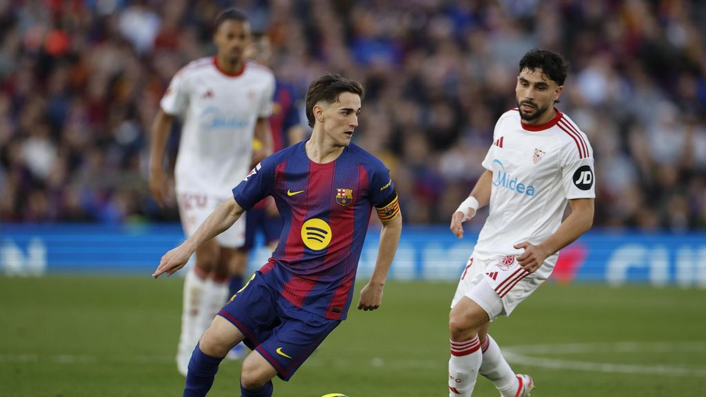 Gavi, contra el Sevilla