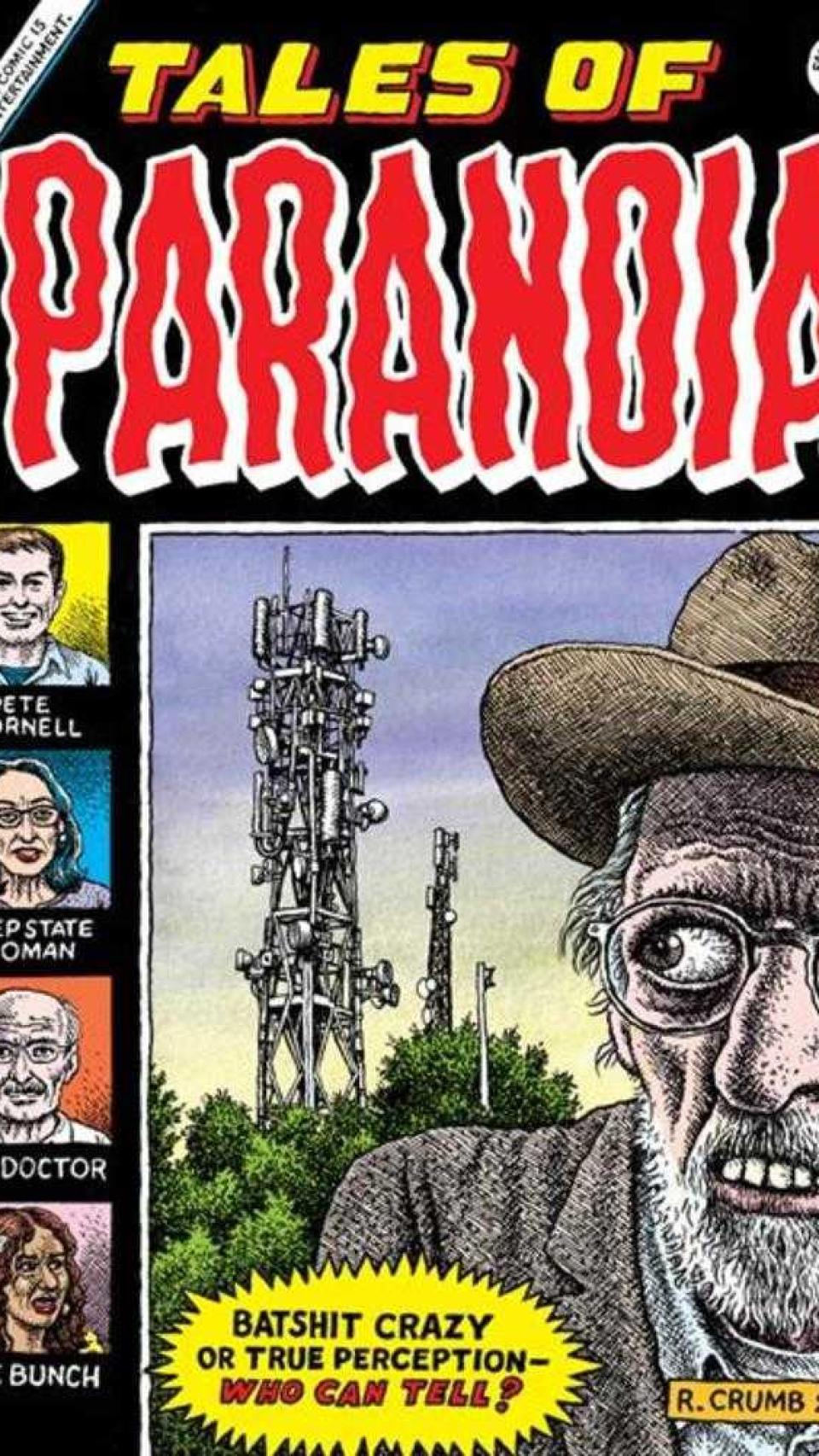 Portada de 'Tales of paranoia', de Robert Crump