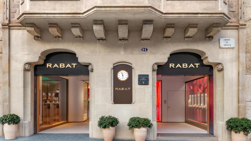 Escaparate de la joyería RABAT