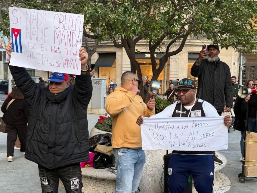 Opositors al règim cubà a Barcelona
