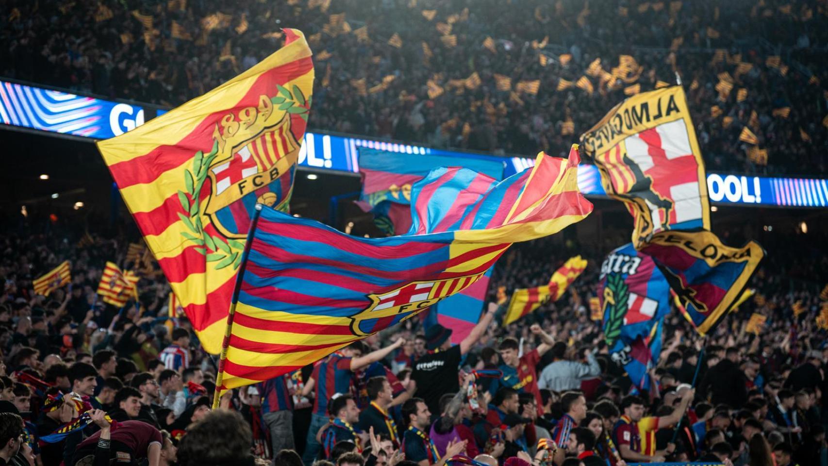 La Grada d'Animació en el Spotify Camp Nou