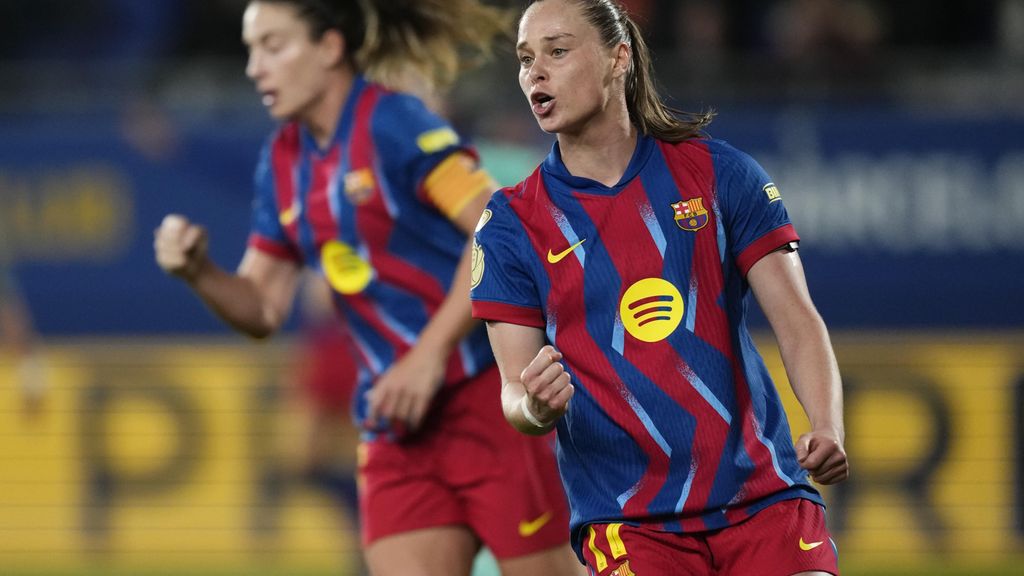 Ewa Pajor al Barça Femení-Badalona Women de la Copa de la Reina