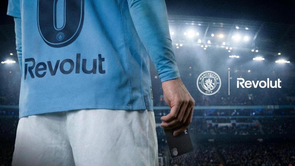 El Manchester City anuncia a Revolut como patrocinador de la parte trasera de su camiseta