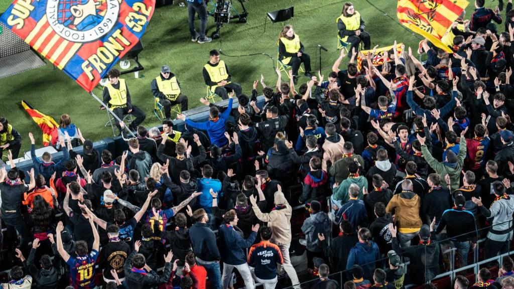 Grada d'animació del FC Barcelona