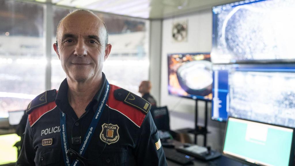 Inspector Andreu González, coordinador del FC Barcelona i cap de l'Oficina de l'Esport de Mossos d'Esquadra