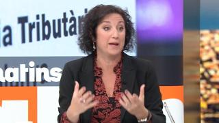 La 'consellera' Alícia Romero durante su entevista en TV3 el 20 de marzo