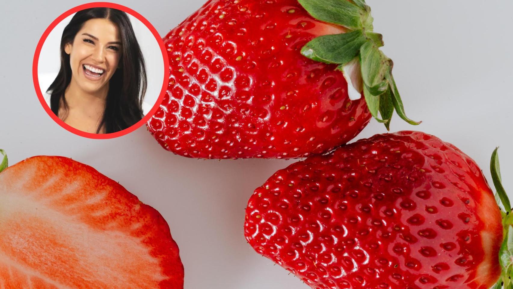 Fresas y María Pérez