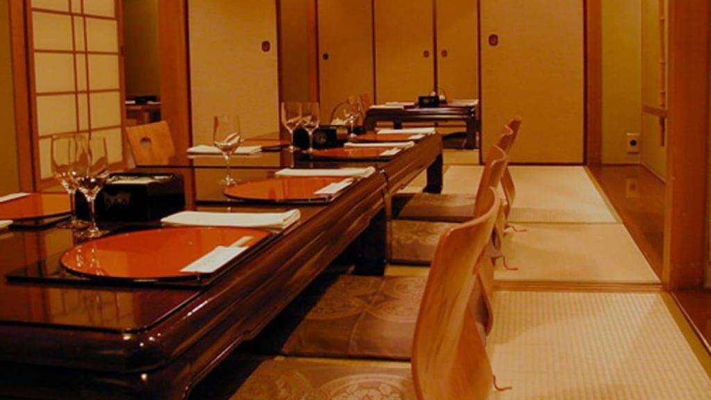 Els tatamis del Restaurant Yashima de Barcelona