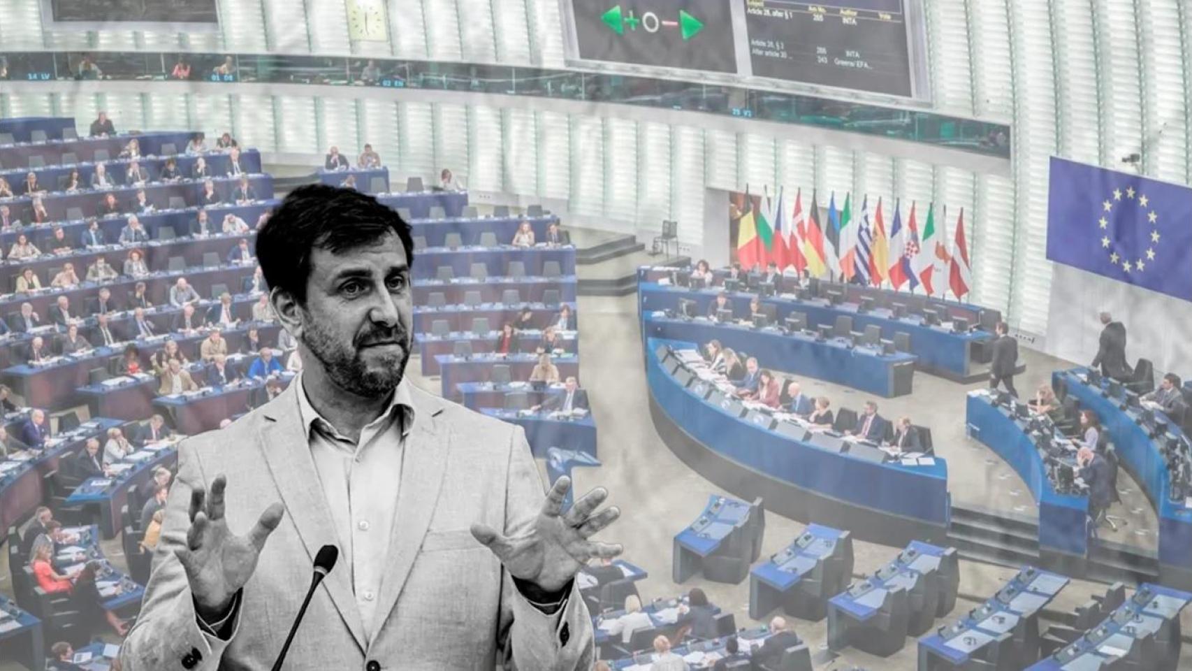 Toni Comín y el Parlamento Europeo