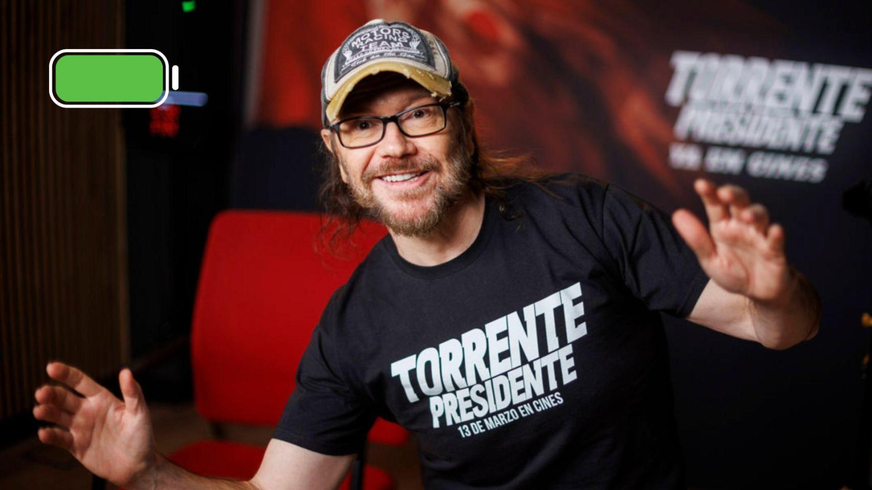 Santiago Segura, promocionando 'Torrente presidente'