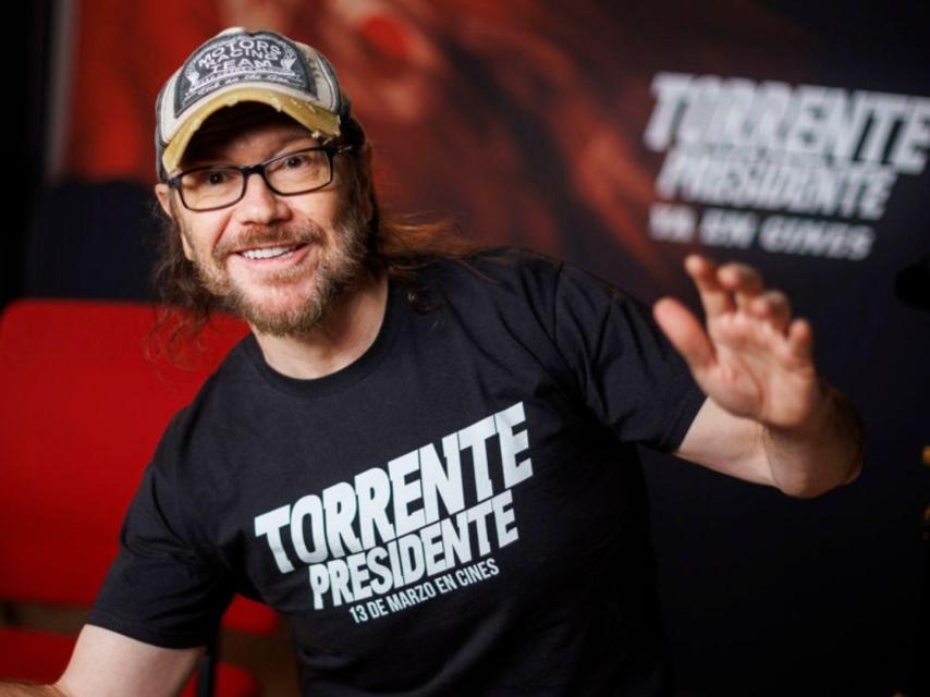 Santiago Segura, promocionant 'Torrente president'