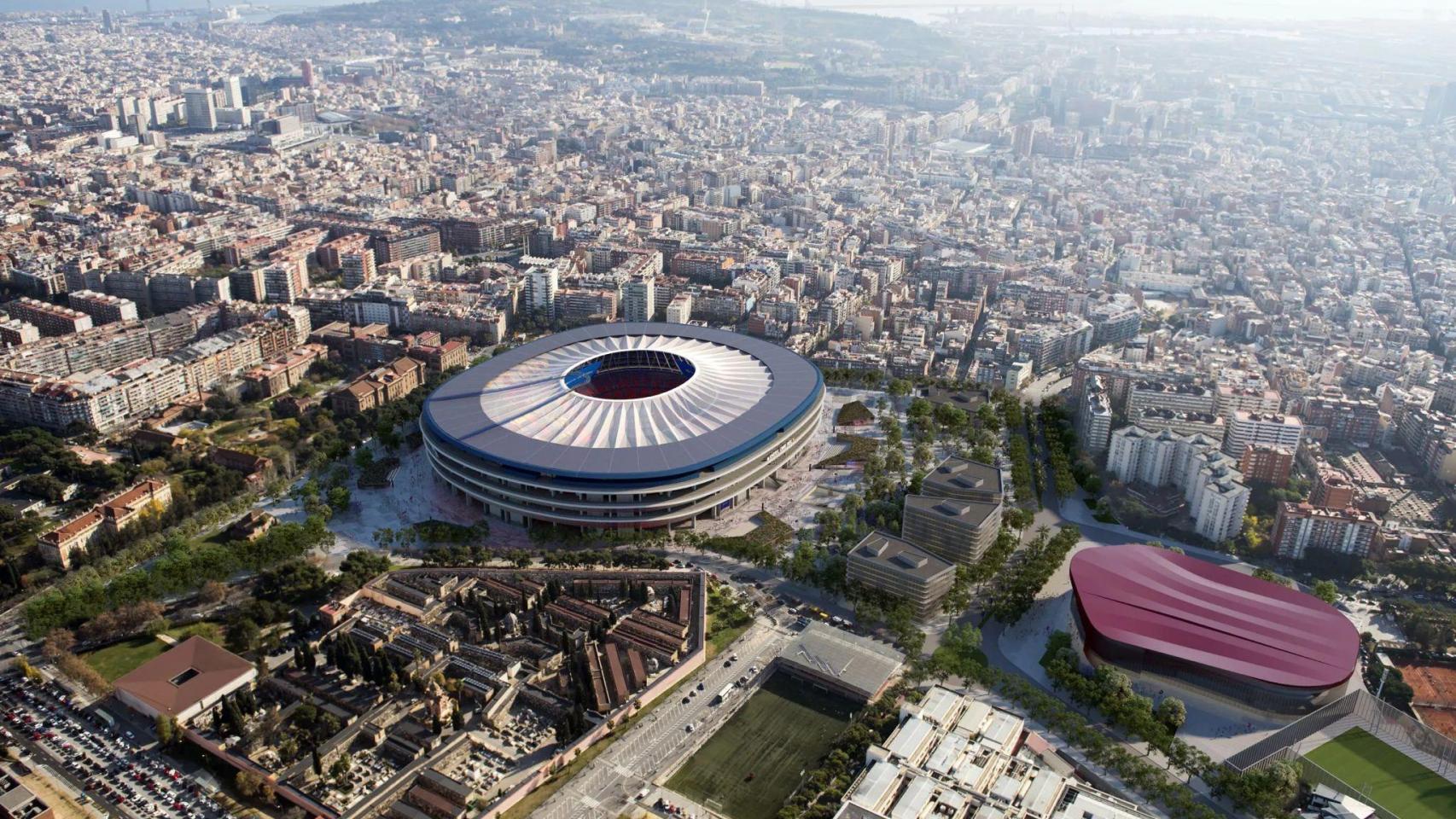 'Render' actual del Espai Barça