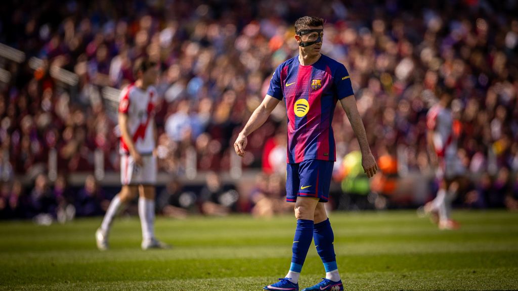 Robert Lewandowski durant el Barça-Rayo