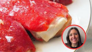 María Albero y pimientos del piquillo