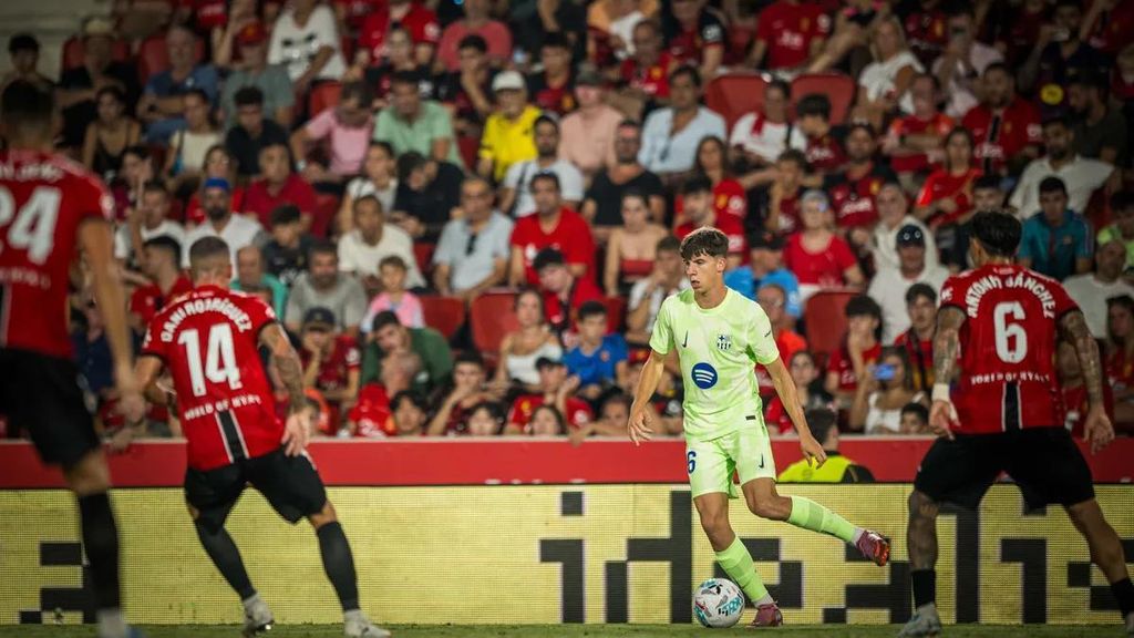 Jofre Torrents debuta amb el Barça en un partit a Son Moix