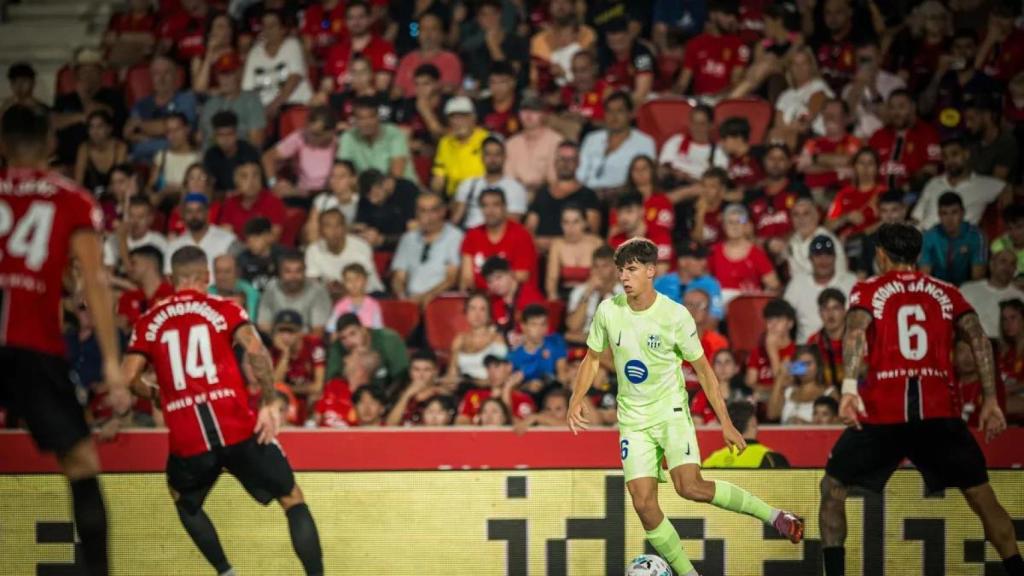 Jofre Torrents debuta con el Barça en un partido en Son Moix