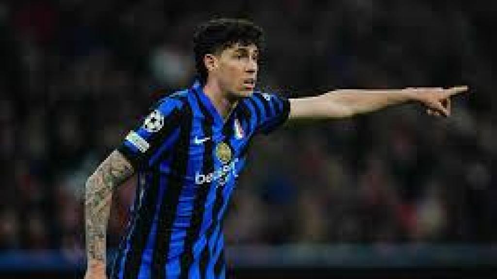 Alessandro Bastoni, en un partido con el Inter de Milán