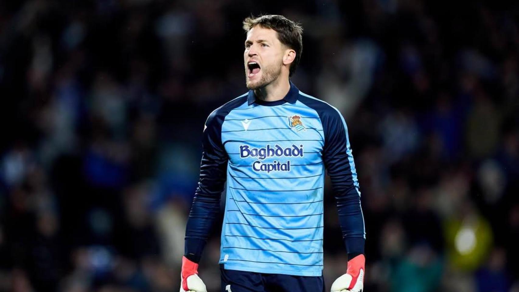 Álex Remiro, portero de la Real Sociedad que gusta al Barça