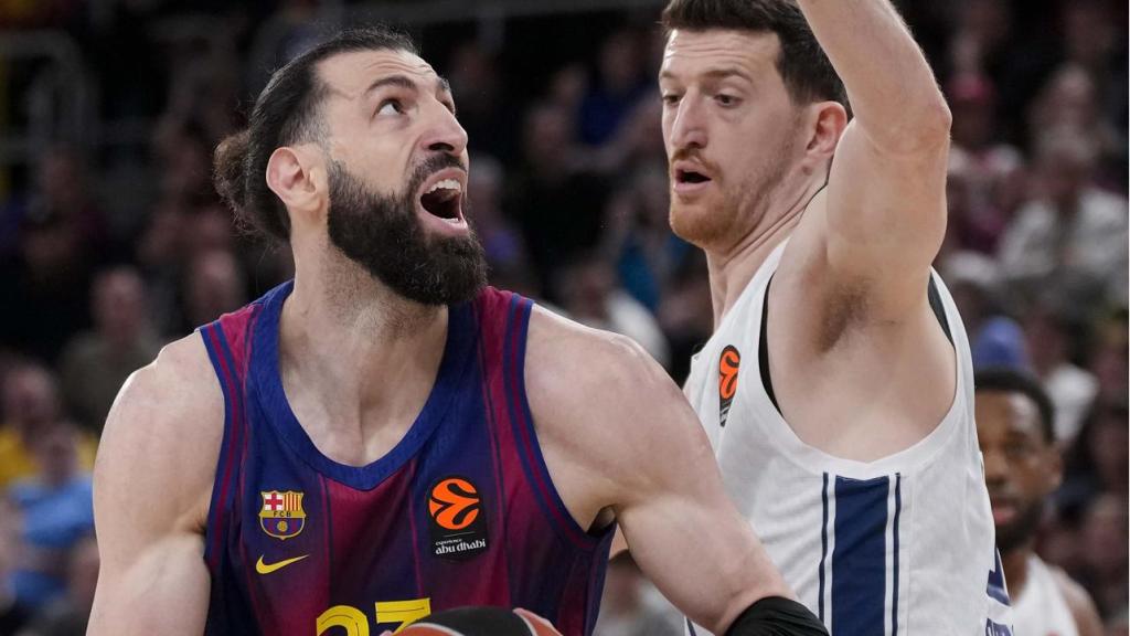 Toko Shengelia durante el Barça de basket-Anadolu Efes