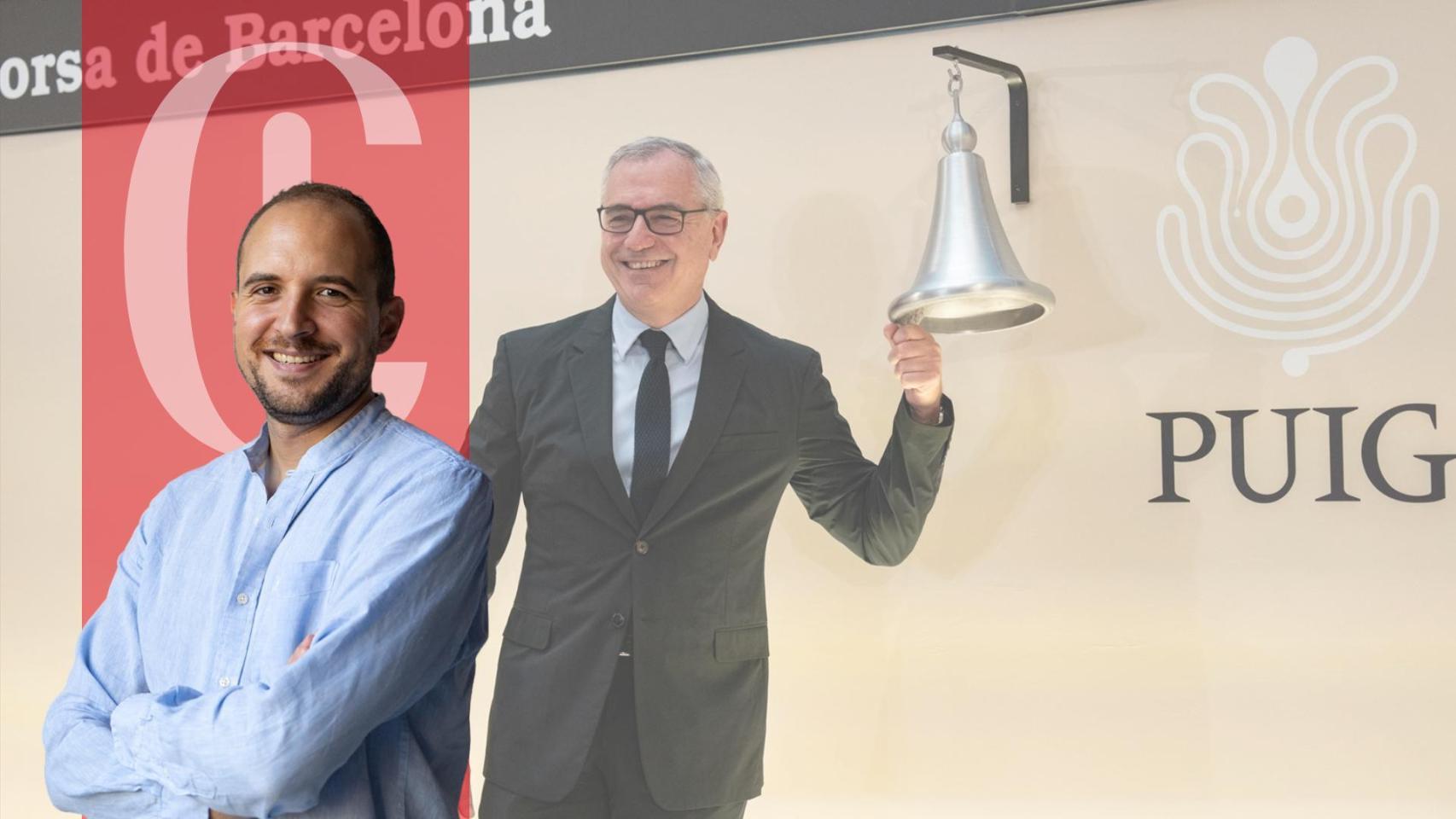 Marc Puig, en la salida a bolsa de Puig