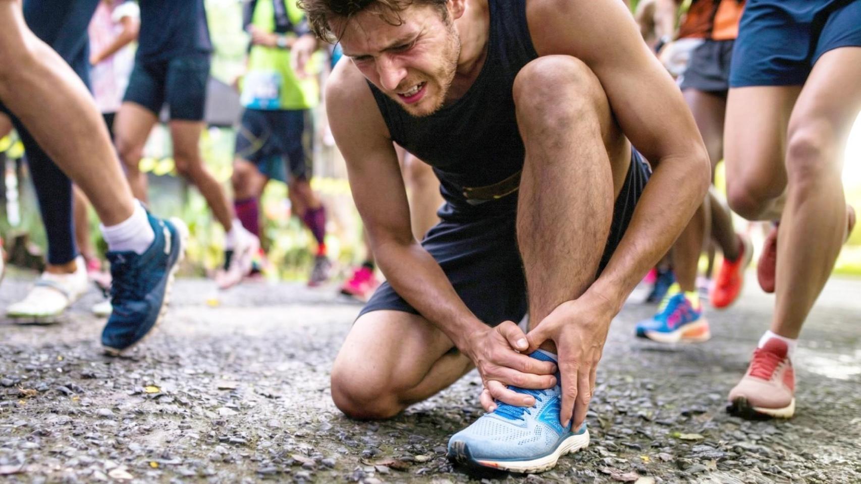 Corredor con dolor en el pie