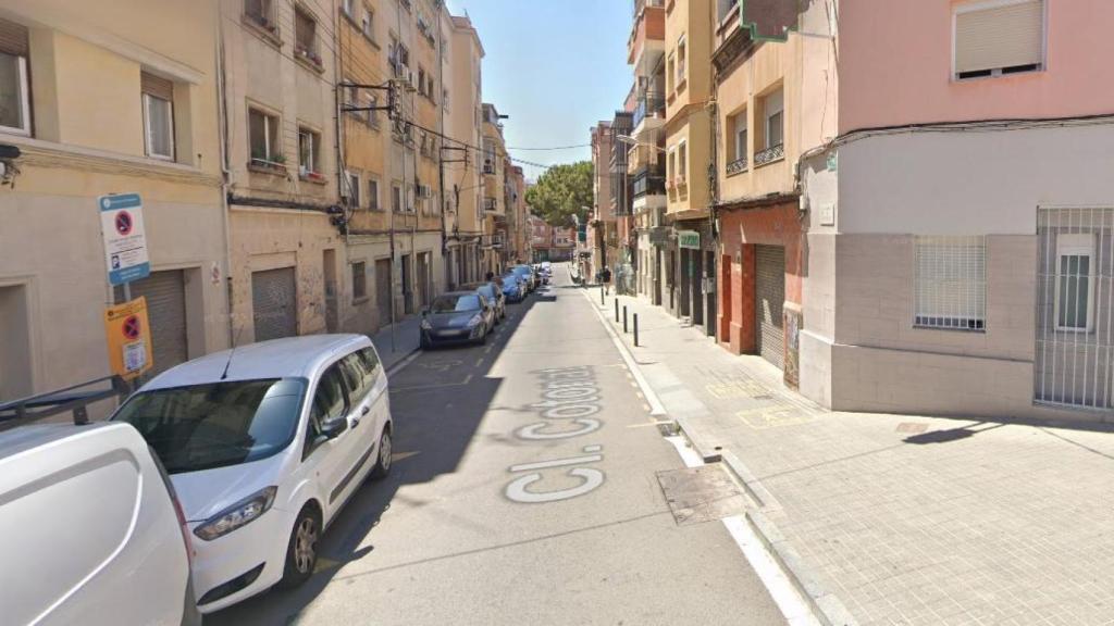 Carrer Cotonat de L'Hospitalet de Llobregat, on van succeir els fets