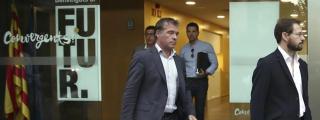 José Grinda, fiscal anticorrupción, saliendo de un registro de la sede de CiU