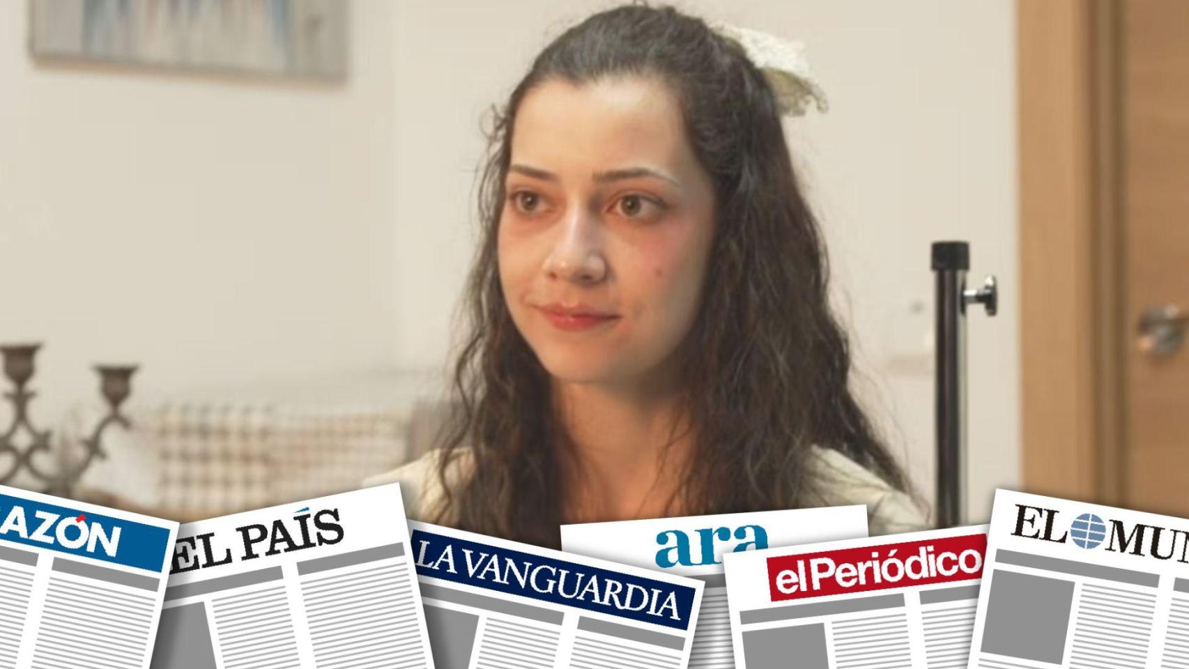 Primeras Planas sobre la eutanasia de Noelia Castillo