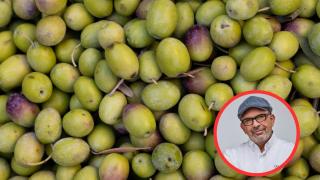Jesús Sánchez y aceitunas