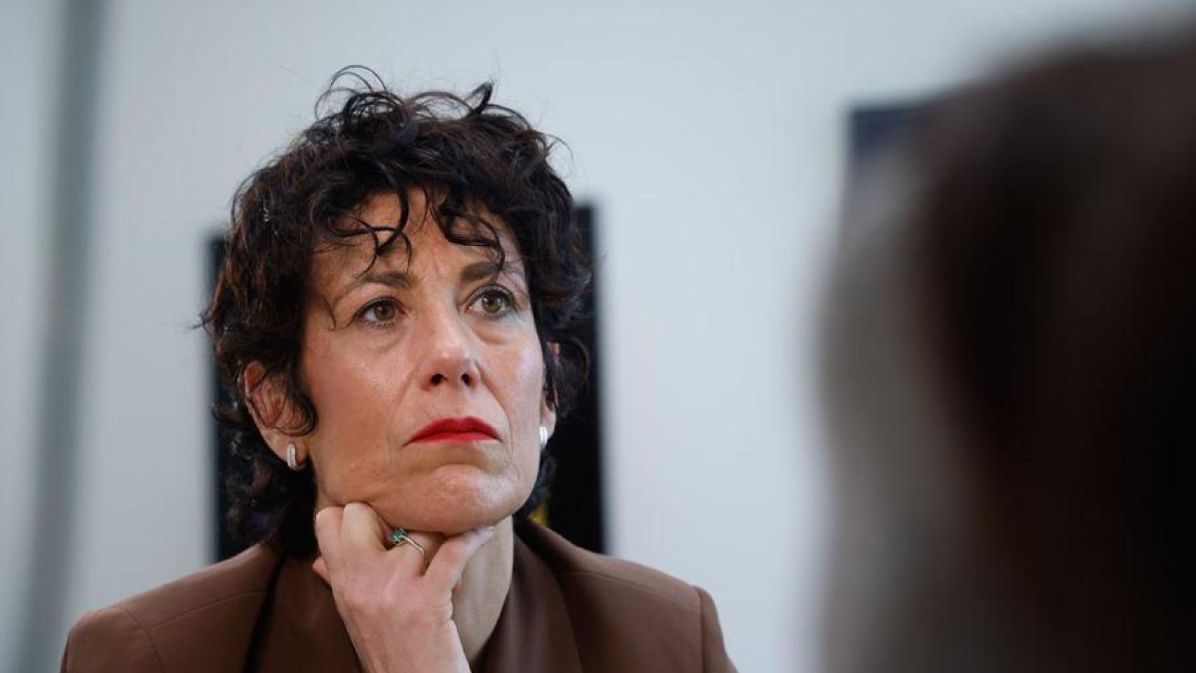 La ministra de Inclusión, Seguridad Social y Migraciones, Elma Saiz. EFE/ Blanca Millez