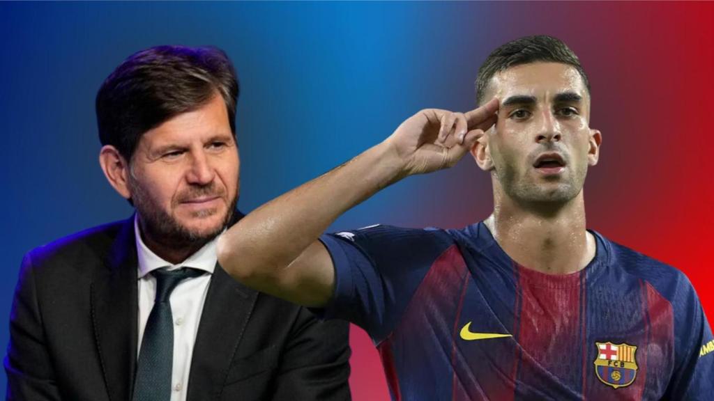 Mateu Alemany i Ferran Torres, en un fotomuntatge