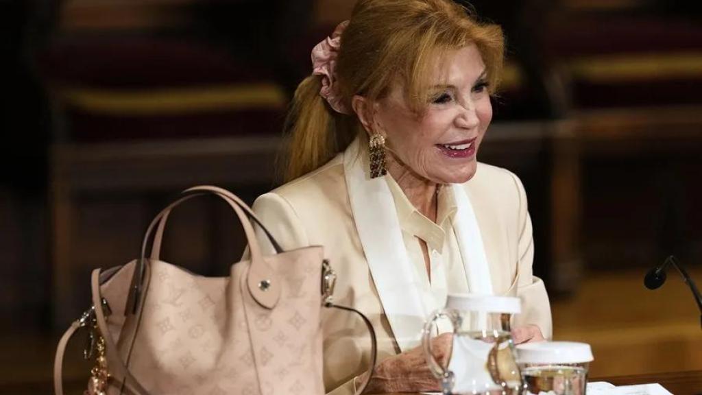 La baronesa Carmen Thyssen, en el acto de presentación del futuro Museo