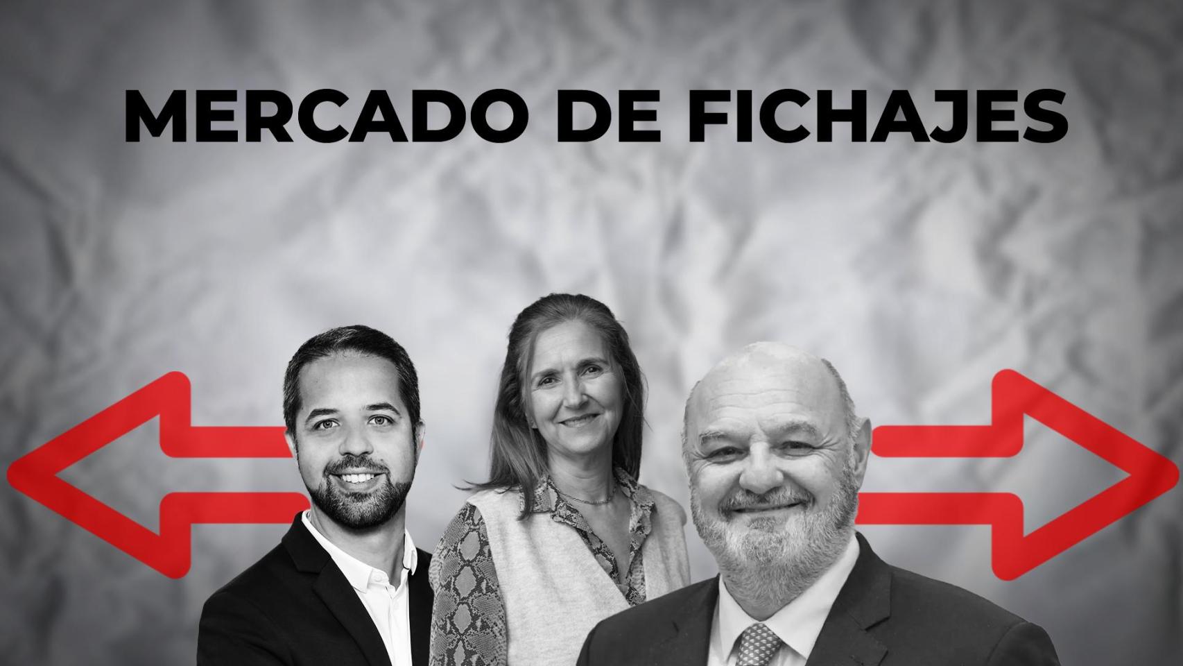 De izq. a dcha., Xavier Capellades (ex Parlem), María José Sánchez (Vivara) y José María Méndez (Criteria Caixa) / CG
