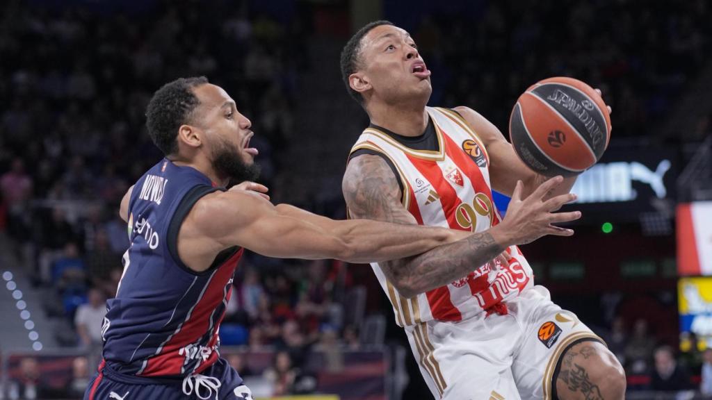 Una imatge del Baskonia-Estrella Roja